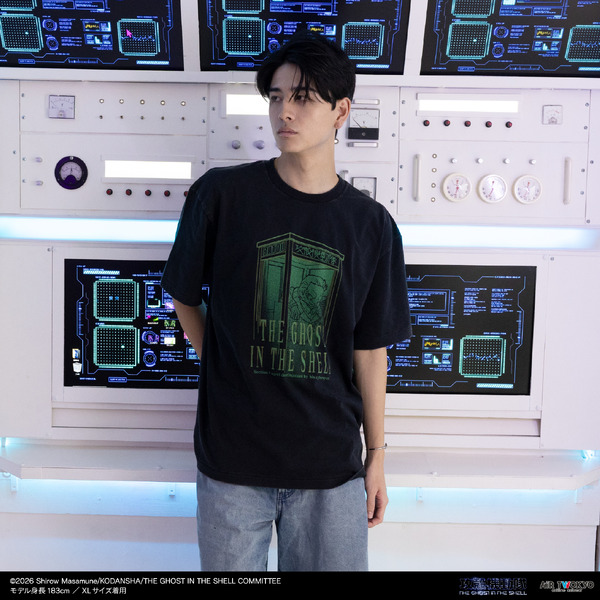 『攻殻機動隊 THE GHOST IN THE SHELL』サイバーグラフィックTシャツ 7（バトー）