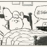 チャーリー・ブラウンとスヌーピー「ピーナッツ」原画(部分)1994年9月4日