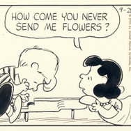 ルーシーとシュローダー「ピーナッツ原画」(部分)1970年 9月28日