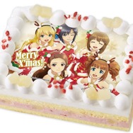 「キャラデコプリントケーキ クリスマス アイドルマスター」(C)窪岡俊之 (C)BANDAI NAMCO Entertainment Inc.