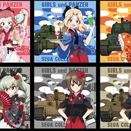 「マイクロファイバータオルA（全9種・ランダム）」600円（税込）(C)GIRLS und PANZER Finale Projekt (C)SEGA