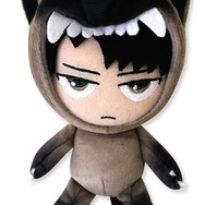 『進撃の巨人』×「MOVE 生きものになれる展」コラボグッズ第2弾「生きものになりきり！コラボキーチェーンぬいぐるみ」リヴァイ 1,990円（税別）(C)諫山創・講談社／「進撃の巨人」製作委員会