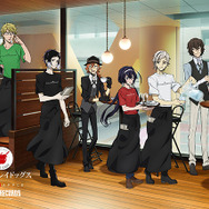 「文豪ストレイドッグス × TOWER RECORDS」メインビジュアル(C)2018 朝霧カフカ・春河35/ＫＡＤＯＫＡＷＡ/文豪ストレイドッグスDA製作委員会