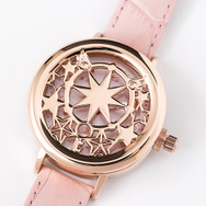 『カードキャプターさくら クリアカード編』コラボレーションアイテム「Pink Blooming」腕時計／14,800円(税別)(C)CLAMP・ST/講談社・NEP・NHK