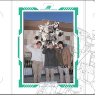 「実物大ユニコーンガンダム立像」オリジナル台紙（通常サイズ）イメージ(C)創通・サンライズ