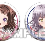 『バンドリ！ガールズバンドパーティ！』赤い羽根コラボ カンバッジ 44mm 全2種 (C)BanG Dream! Project (C)Craft Egg Inc. (C)bushiroad All Rights Reserved.