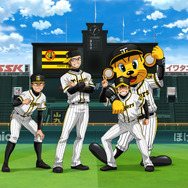 「阪神タイガース×ダイヤのＡ」コラボビジュアル (C)寺嶋裕二・講談社／「ダイヤのＡ‐ＳＳ‐」製作委員会・テレビ東京