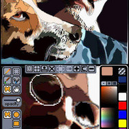 最大9999×9999のサイズのイラストを描くことが可能