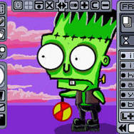 作ったイラストを動画と合わせて・・・