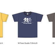 「W-Toon Studio T-Shirts」各モデル　2,500円(税込)