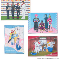 『銀魂 × Sanrio characters（サンリオキャラクターズ） ～キャラクターやるのも大変だ2～』B2フルカラータオル　全4種　各2,778円(税抜)（C）空知英秋／集英社・テレビ東京・電通・BNP・アニプレックス（C）1976,1982,2019 SANRIO CO.,LTD. TOKYO,JAPAN