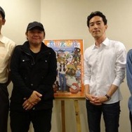 左から堀川憲司さん、吉原正行さん、森見登美彦さん、菅正太郎さん