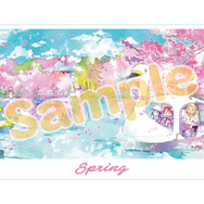 キャンバス（春）5,000円（税込）（C）2017 カツヲ／ＫＡＤＯＫＡＷＡアスキー・メディアワークス／三ツ星カラーズ製作委員会