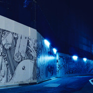 「AKIRA ART OF WALL Katsuhiro Otomo × Kosuke Kawamura AKIRA ART EXHIBITION」ART WALL（C）MASH・ROOM/KODANSHA （C）Kosuke Kawamura （C）AKIRA ART OF WALL EXHIBITION