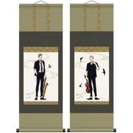 囀る鳥は羽ばたかない × TOWER RECORDS 掛け軸（全2種）矢代／百目鬼　30,000円＋税（C）ヨネダコウ/大洋図書