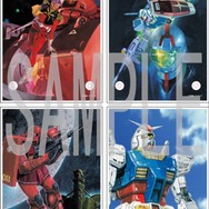 「機動戦士ガンダム」安彦良和・大河原邦男イラスト アクリルパネル本体価格：各2,000円(税抜)（C）創通・サンライズ　（C）創通・サンライズ・MBS　（C）創通・サンライズ・テレビ東京