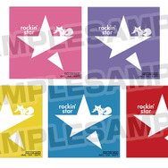『魔法少女まどか☆マギカ』×「rockin'star」『ARMA BIANCA』限定　コラボロゴステッカー（全5種）（C）Magica Quartet／Aniplex・Madoka Movie Project Rebellion