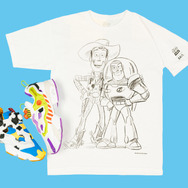 「TOYSTORY WOODY&BUZZ SKETCH T」5,800円（税抜）（C）Baitme.jp. All Rights Reserved.（C）Disney