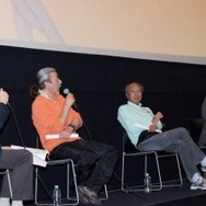 左から氷川竜介さん、板野一郎さん、関田修さん、福井晴敏さん(c)創通・サンライズ