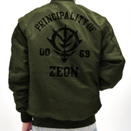 「ジオン軍 MA-1ジャケット MOSS」12,000円（税別）（C）創通・サンライズ