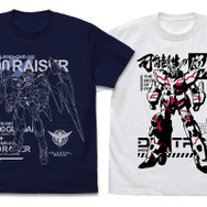 「ダブルオーライザー Tシャツ」「可能性の獣ユニコーンガンダム Tシャツ」2,300円（税別）（C）創通・サンライズ