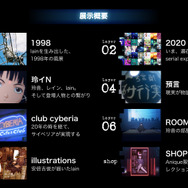 「lain 2020 eXhibition」（C）NBCUniversal Entertainment Japan
