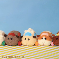 もこもこぬいぐるみポーチ（C）見里朝希 JGH・シンエイ動画／モルカーズ