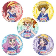 トロピカル～ジュ！プリキュア TSUTAYA限定 缶バッジ　各500円（＋税）（C）ABC-A・東映アニメーション