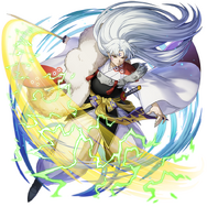 『逆転オセロニア×犬夜叉』[戦慄の貴公子]殺生丸（S+）TM&（C）Othello,Co. and MegaHouse（C）2016 DeNA Co.,Ltd.（C）高橋留美子／小学館・読売テレビ・サンライズ2009