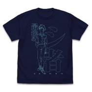EVANGELION 制服の渚カヲル Tシャツ/NAVY（C）カラー