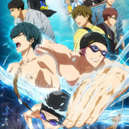 「劇場版 Free!-the Final Stroke-」前編キービジュアル（C）おおじこうじ・京都アニメーション／岩鳶町後援会2021