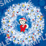 「The Landmark Christmas 2021 Happiness Holidays ～まる子と楽しむ、ランドマークの大人クリスマス！～」「ちびまる子ちゃん×みなとみらい おさんぽスタンプラリー in ランドマークプラザ・マークイズみなとみらい」オリジナル壁紙(C)さくらプロダクション