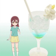 TVアニメ『スローループ』カフェ「ドリンク 福元二葉」770円（税込）（C）うちのまいこ・芳文社／スローループ製作委員会