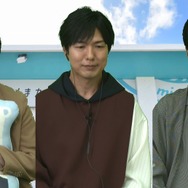 （左から）小野大輔、神谷浩史、櫻井孝宏（C）ヒガアロハ／しろくまカフェ製作委員会 2012
