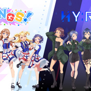 『シャインポスト』TINGS&HYRAINキャラ集合画像（C）Konami Digital Entertainment,Straight Edge Inc./シャインポスト製作委員会