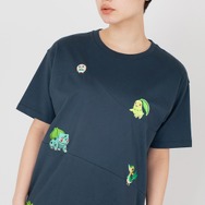 Tシャツ「くさタイプ」3,500円（税込）（サイズ：SS/S/M/L/XL）（C）Pokemon. （C）Nintendo/Creatures Inc./GAME FREAK inc.ポケットモンスター・ポケモン・Pokémonは任天堂・クリーチャーズ・ゲームフリークの登録商標です。