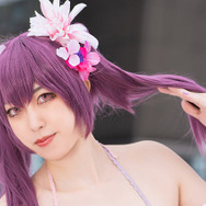 スカサハ=スカディ（水着）『Fate/Grand Order』／照井るゐ（@rui_cos_L）、撮影：乃木章