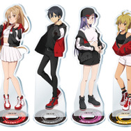 「ピザハット×『劇場版 ソードアート・オンライン -プログレッシブ- 冥き夕闇のスケルツォ』」B賞：オリジナルアクリルスタンド4個セット／5名（C）PIZZA HUT JAPAN LTD. All Rights Reserved.（C）2020 川原 礫/KADOKAWA/SAO-P Project
