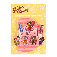 『ゴールデンカムイ』×「ビィズニィズ」コラボグッズ第2弾 DXアクリルジオラマ(全2種) （C）野田サトル／集英社・ゴールデンカムイ製作委員会