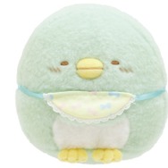 『すみっコぐらし』「すみっコべビー」テーマ　おくるみぬいぐるみ(左から)しろくま、ぺんぎん？、とかげ（C）2022 SAN-X CO., LTD. ALL RIGHTS RESERVED.