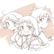 『らくだい魔女　フウカと闇の魔女』千野えなが（原作絵）コメントイラスト(C)成田サトコ・千野えなが・ポプラ社／アニメ「らくだい魔女」製作委員会