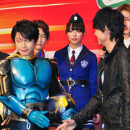 及川光博＆倉田てつを／『スーパーヒーロー大戦GP 仮面ライダー3号』完成披露