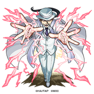 『鋼の錬金術師 FULLMETAL ALCHEMIST』×『モンスト』光属性 ★6紅蓮の錬金術師 ゾルフ・J・キンブリー（進化）（C）荒川弘／鋼の錬金術師製作委員会（C）MIXI