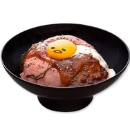 ぐでたまのローストビーフ丼並（C）2023 SANRIO CO., LTD. TOKYO, JAPAN 　著作 株式会社サンリオ