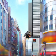 2015年4月に完成予定の“ゴジラヘッド” in ホテルグレイスリー新宿（靖国通りから見たイメージ図）