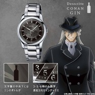名探偵コナン×セイコー腕時計　ジン　アクリルスタンド・ポストカード付き