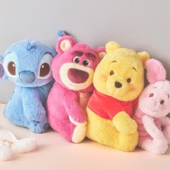 「ごきげんるんるん ぬいぐるみ ＜スティッチ＞＜ロッツォ＞＜プー＞＜ピグレット＞」（C）Disney（C）Disney／Pixar（C）Disney. Based on the “Winnie the Pooh” works by A.A. Milne and E.H. Shepard.