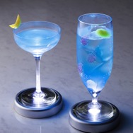 Moonlight Sparkle ※アルコール　¥1,900 (サービス料込)、Blue Tears ※ノンアルコール　¥1,600 (サービス料込)