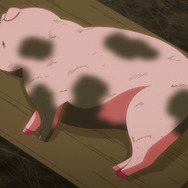 『豚のレバーは加熱しろ』第1話「オタクは美少女に豚扱いされると喜ぶ」先行カット（C）2023 逆井卓馬／KADOKAWA・アニプレックス・BS11