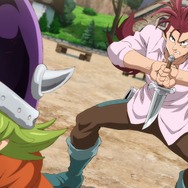 『七つの大罪 黙示録の四騎士』第3話「黙示録の四騎士」先行場面カット（C）鈴木央・講談社／「七つの大罪 黙示録の四騎士」製作委員会